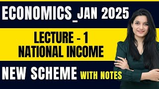 National Income L1 | CA Foundation Jan 2025 Economics | New Syllabus | CA Foundation Online Classes