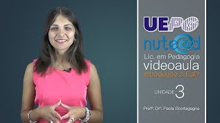 Lic. em Pedagogia -  Introdução à EaD -  Videoaula 03 -  Profa. Paola Scortegagna