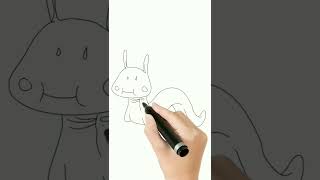 how to draw dragon for beginners ! how to draw funny dragons #drawing  #shorts