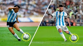 Skills Comparasion: Maradona VS Messi - Which One is THE BEST?