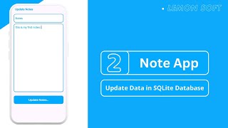 Notes App - Update Data in SQLite Database in Android Studio using Java | CRUD Part 2