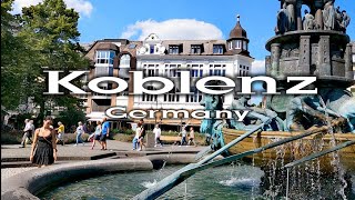 Koblenz Germany walk in the city 2022 / city tour/ walking tour