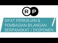 Sifat Perkalian dan Pembagian Bilangan Berpangkat / Eksponen | Matematika