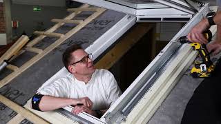 VELUX Dachflächenfenster einbauen - Einbau Blendrahmen & Fensterflügel ✔ ISOVER live ★ Web TV