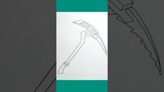 Fortnite pickaxe  drawing🖌️🎨 | Colouring 🌈✨ in fortnite pickaxe .