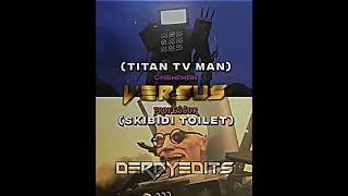 Professor Skibidi Toilet #vs Titan Tv Man (Cinemaman) #edit #cameraman #shorts #foryou