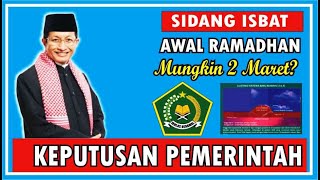 🔴 LIVE - KEPUTUSAN PEMERINTAH, 1 RAMADHAN 1446 H, KEMUNGKINAN AHAD, 2 MARET 2025?