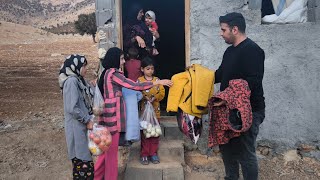 Dear charity help to a widow with her daughters in the mountains of Zagros