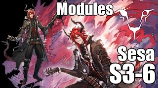 【明日方舟】専用モジュール獲得任務：シェーシャ クリア参考例 S3-6/Modules Sesa S3-6