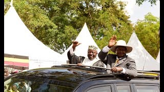 MUWAGILE PRESIDENT MUSEVENI  YALINA SSENTE ELA ATENGA AZIGABA - SHEIK GUGWA AKUTIDE ABASILAMU