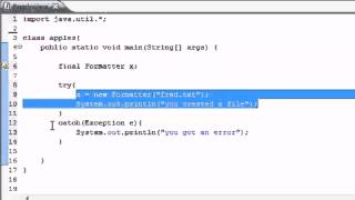 79 Java Programming Tutorial 79 Creating Files