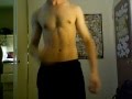 Ripped 17 year old flexing!