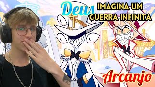 A HIERARQUIA CELESTIAL DE HAZBIN HOTEL! do Hora Cartoon | REACT