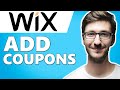 How to ADD Coupons in Wix (Simple)