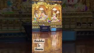 Vrindavan Mandir in America | Krishna Temple in USA | Krishna Darshan | ISKCON Temple in America