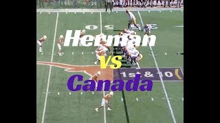 Matt Canada's LSU Offense vs Tom Herman's Texas Offense