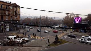 A nasty day in Yerevan, the crossing of Baghramyan and Moskovyan