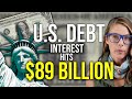 US debt interest climbs 21% in July || Chris Whalen