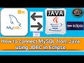 How To Connect MySQL database from Java using JDBC & Eclipse.