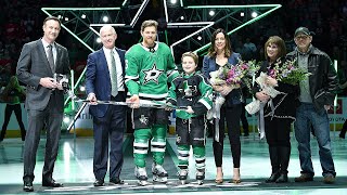 Stars celebrate Joe Pavelski for 1,000th NHL game