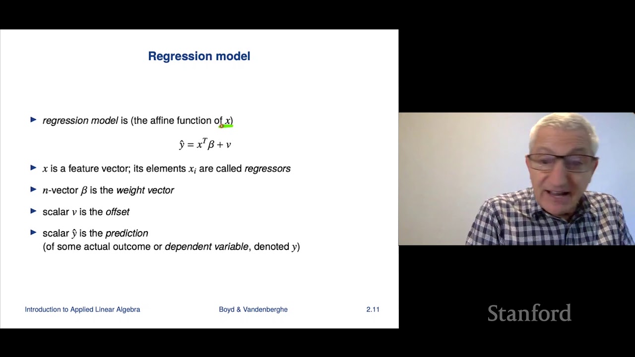 Stanford ENGR108: Introduction To Applied Linear Algebra | 2020 ...