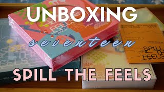 UNBOXING SVT SPILL THE FEELS (album, carat, KiT, weverse)