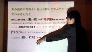 12-5 ある気体が空気より重いか軽いかなんてどうやってわかるんだ？