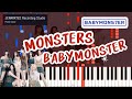 BABYMONSTER 'MONSTERS (Intro)' Piano Cover | 베이비몬스터 'MONSTERS (Intro)' 피아노 커버