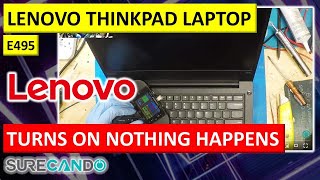 Lenovo ThinkPad E495 No-Boot Fix: Solid Caps Lock Light Issue