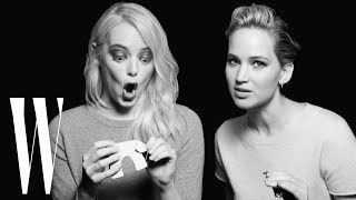 Jennifer Lawrence and Emma Stone Have a Lot in Common | W Magazine