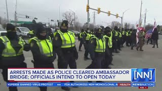 Police arrest protesters who remained at US-Canada bridge | NewsNation Prime