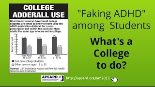 Faking ADHD among College Students