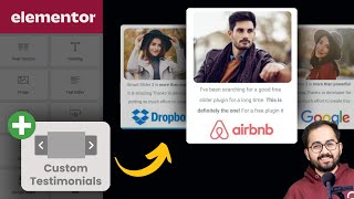Free Responsive Testimonial Carousel From Scratch (Elementor)