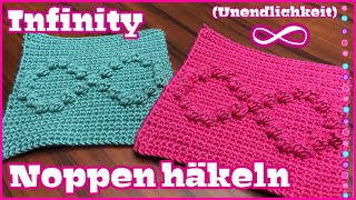 ♾ INFINITY Noppen häkeln | Einfach | Schritt für Schritt | Anfänger | Anleitung | DIY | Baby