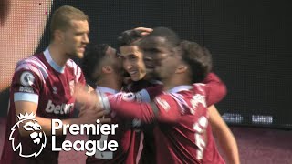 Nayef Aguerd heads West Ham United in front of Southampton | Premier League | NBC Sports