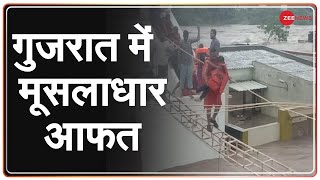 Gujarat Flood : गुजरात के राजकोट, जामनगर में भारी बारिश | Airlifted | Rajkot-Jamnagar | Monsoon 2021