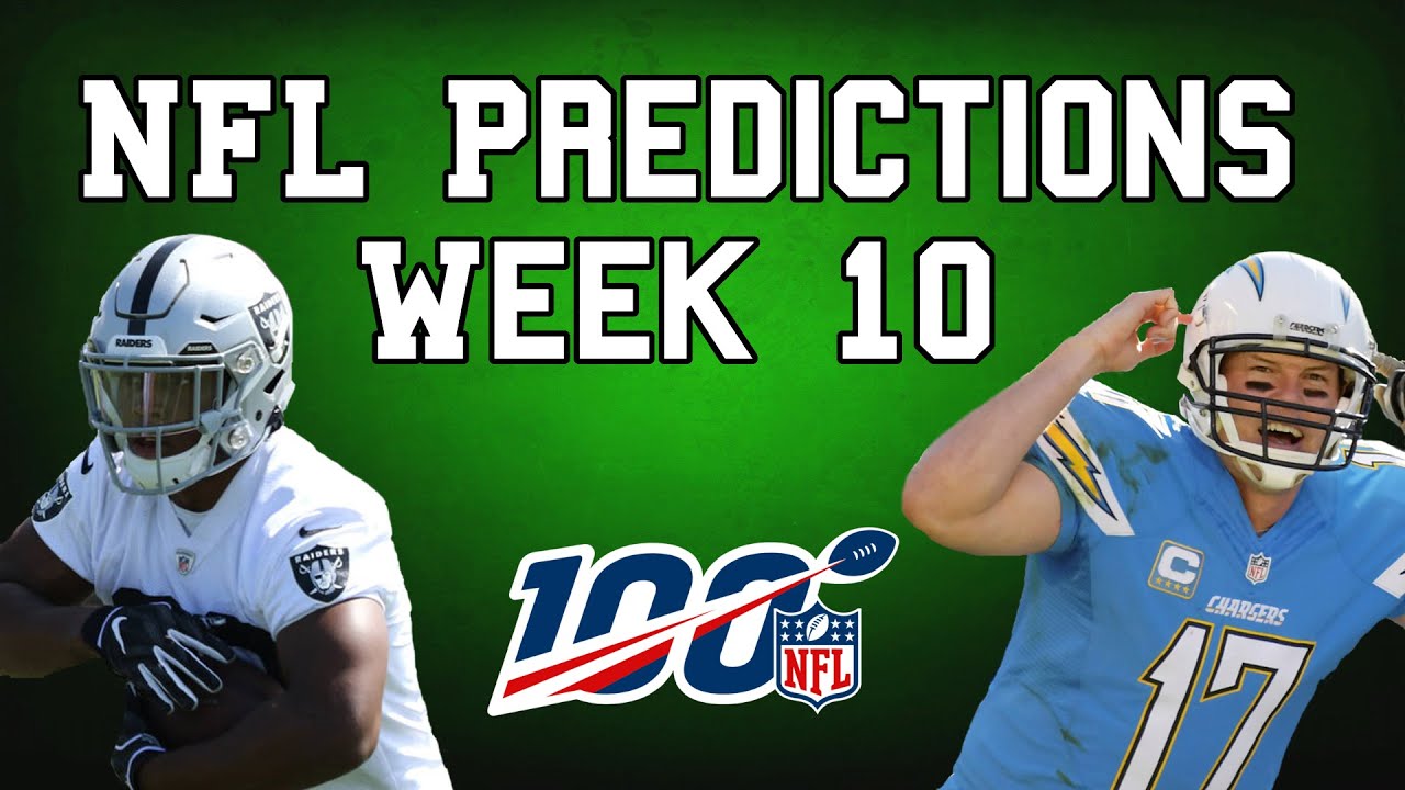 NFL Week 10 Predictions! NFL Week 10 Picks For The 2019 Regular Season ...