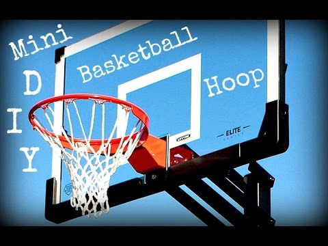 DIY Mini Basketball Hoop - YouTube