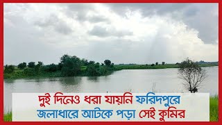 দুই দিনেও ধরা যায়নি ফরিদপুরে জলাধারে আটকে পড়া সেই কুমির | Jagonews24.com