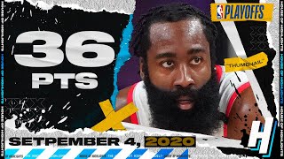 James Harden 36 Points Full Game 1 Highlights | Rockets vs Lakers | September 4, 2020 NBA Playoffs