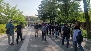 용산고 총동창회 등산대회 1