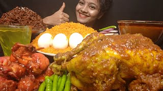 2KG SPICY WHOLE CHICKEN CURRY🐔 CHICKEN LOLLIPOP, SCHEZWAN FRIED RICE AND KOREAN BLACK BEAN NOODLES 😋