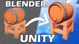 EXPORT TEXTURES from Blender to Unity in One CLICK