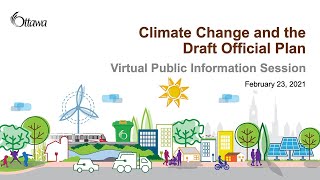 Climate change and the new Official Plan Information Session