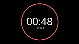 48 Second Countdown Timer / iPhone Timer Style