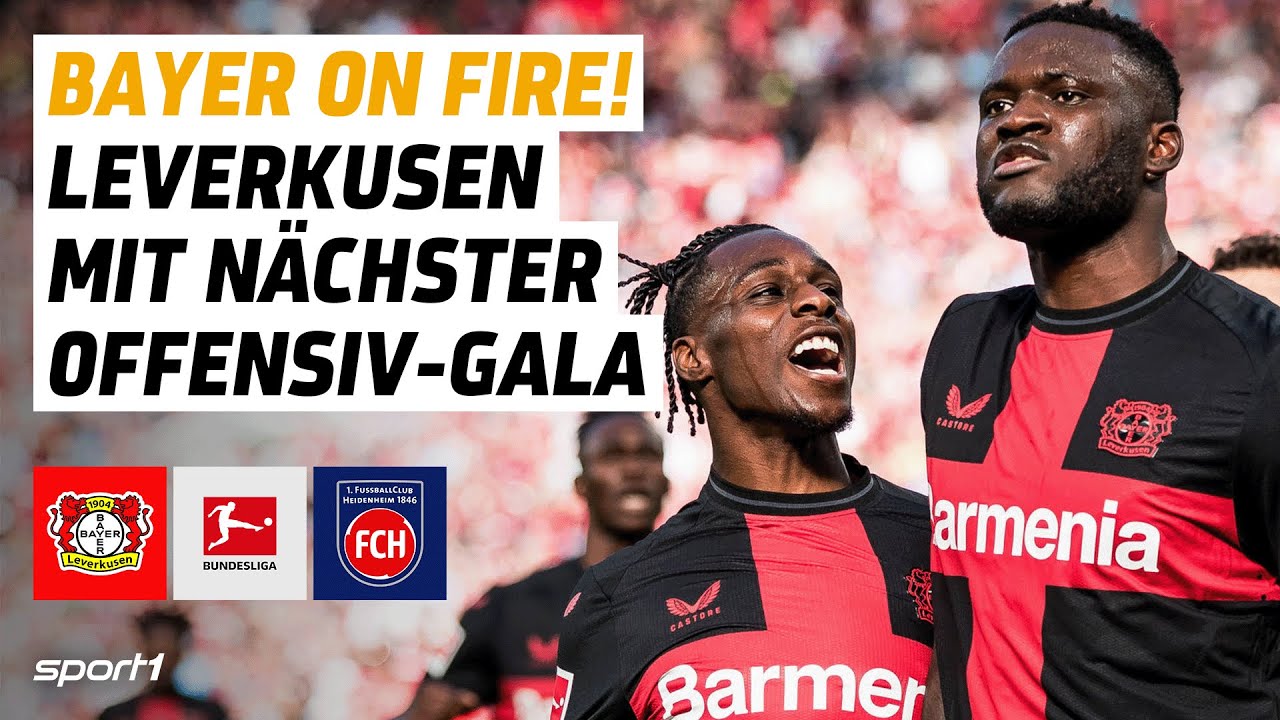 Bayer 04 Leverkusen - 1. FC Heidenheim | Bundesliga Tore Und Highlights ...