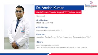 Dr. Amrish Kumar, Consultant - CTVS, speaking about the department of Cardiac Surgery