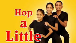 Hop a little Jump a little one, two, three | Action song | Rhyme | Poem
