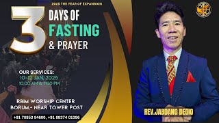 3 Days of Fasting \u0026 Prayer! 1st Service with Rev. Jabdang Degio