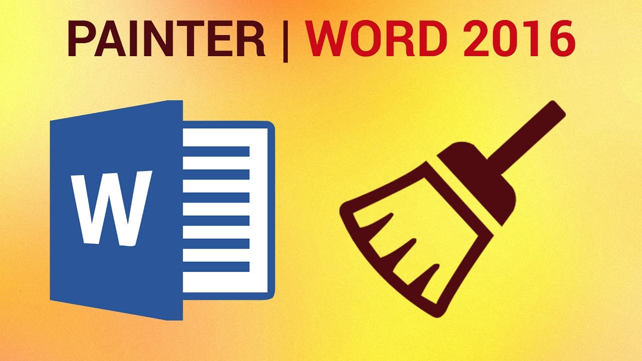 How To Copy Formatting In Word 2016 - Format Painter - YouTube